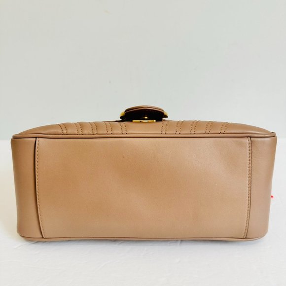 NWOT AUTH GUCCI GG MARMONT SMALL TOP HANDLE SATCHEL SHOULDER BAG 498110.204991 - Picture 7 of 14